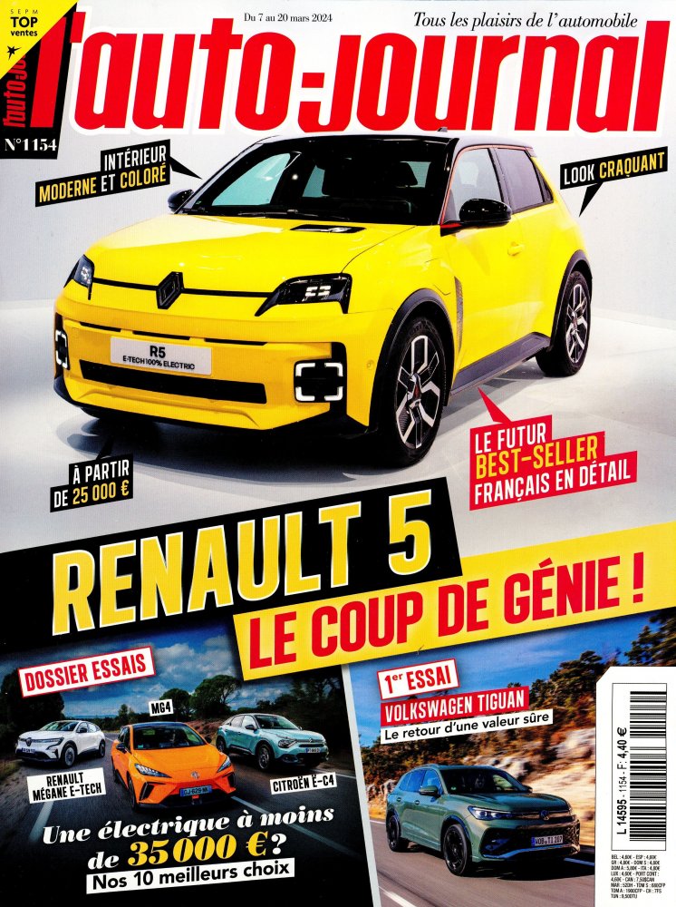 Numéro 1154 magazine L'Auto-Journal