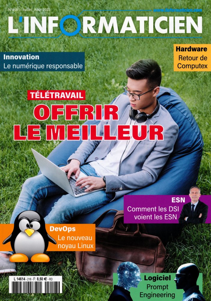 Numéro 218 magazine L'Informaticien
