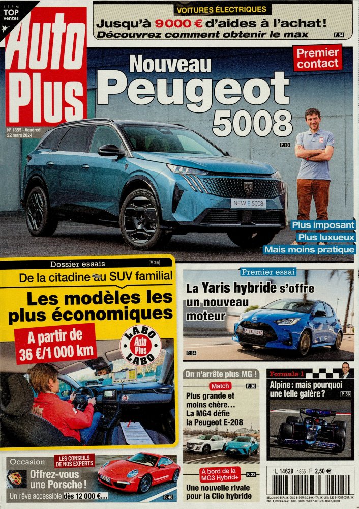 Numéro 1855 magazine Auto Plus