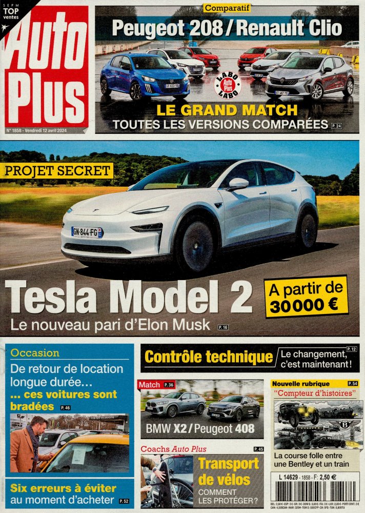 Numéro 1858 magazine Auto Plus