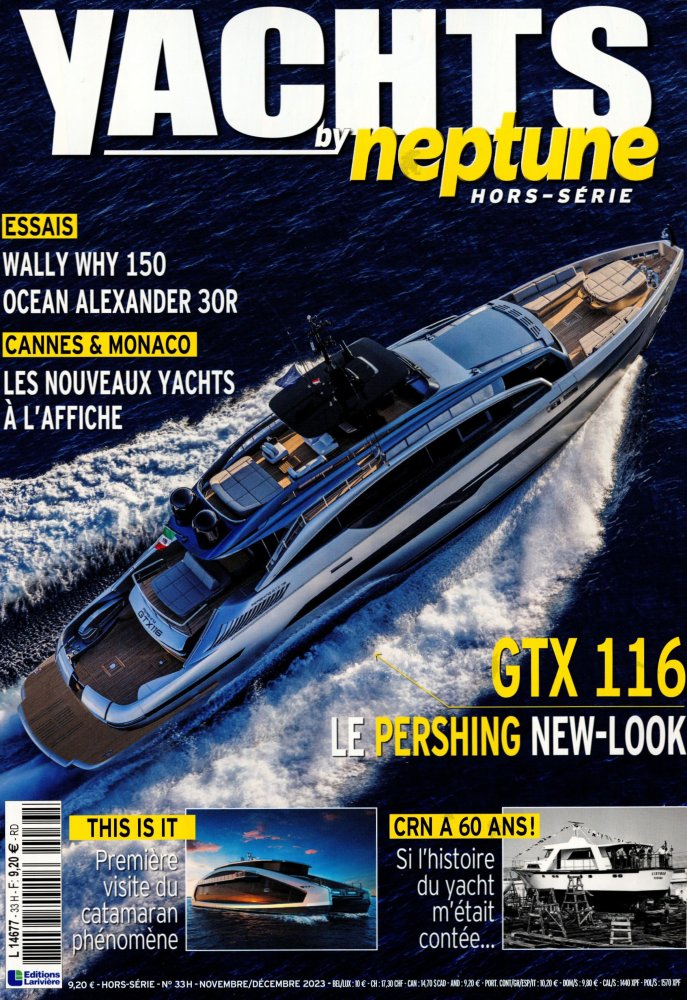 Numéro 33 magazine Yachts By Neptune Hors-Série