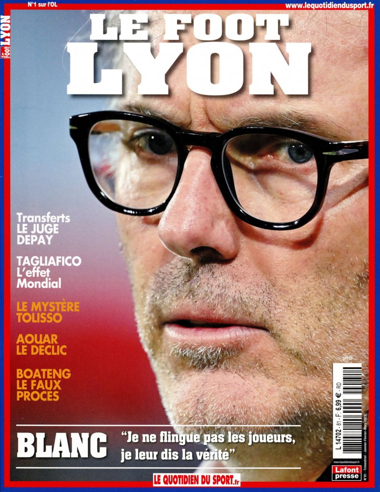 Numéro 81 magazine Le Foot Lyon