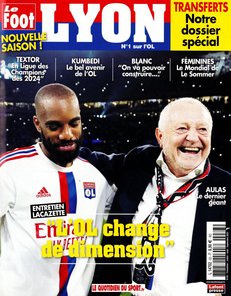 Numéro 83 magazine Le Foot Lyon