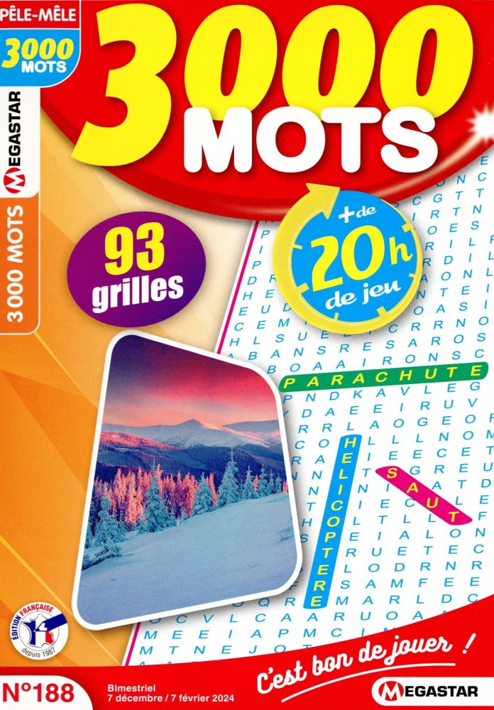 Numéro 188 magazine MG 3000 Mots Pêle-mêle