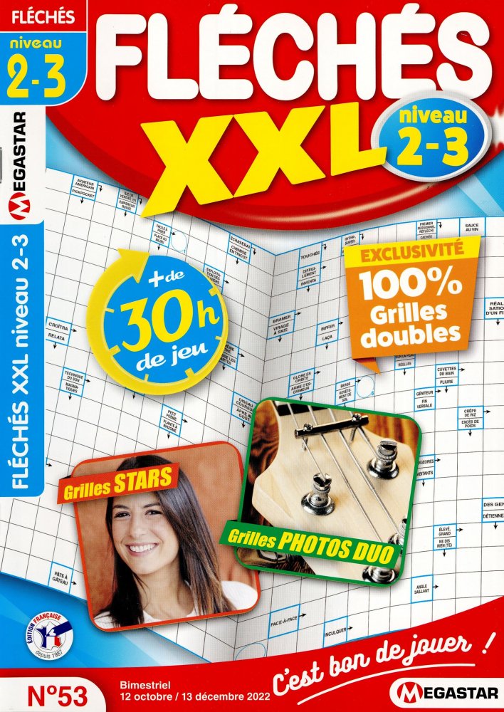 Numéro 53 magazine MG Fléchés XXL Niv 2-3
