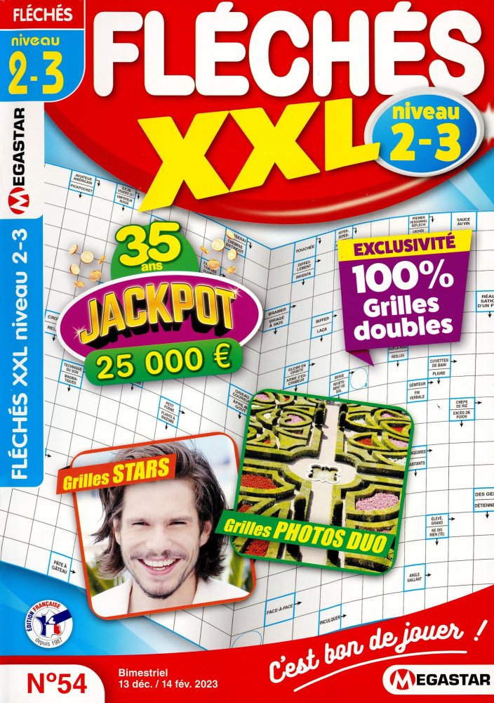 Numéro 54 magazine MG Fléchés XXL Niv 2-3