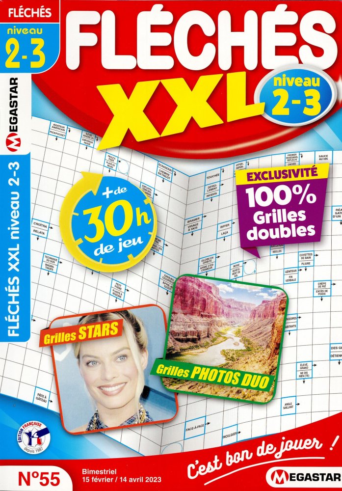 Numéro 55 magazine MG Fléchés XXL Niv 2-3