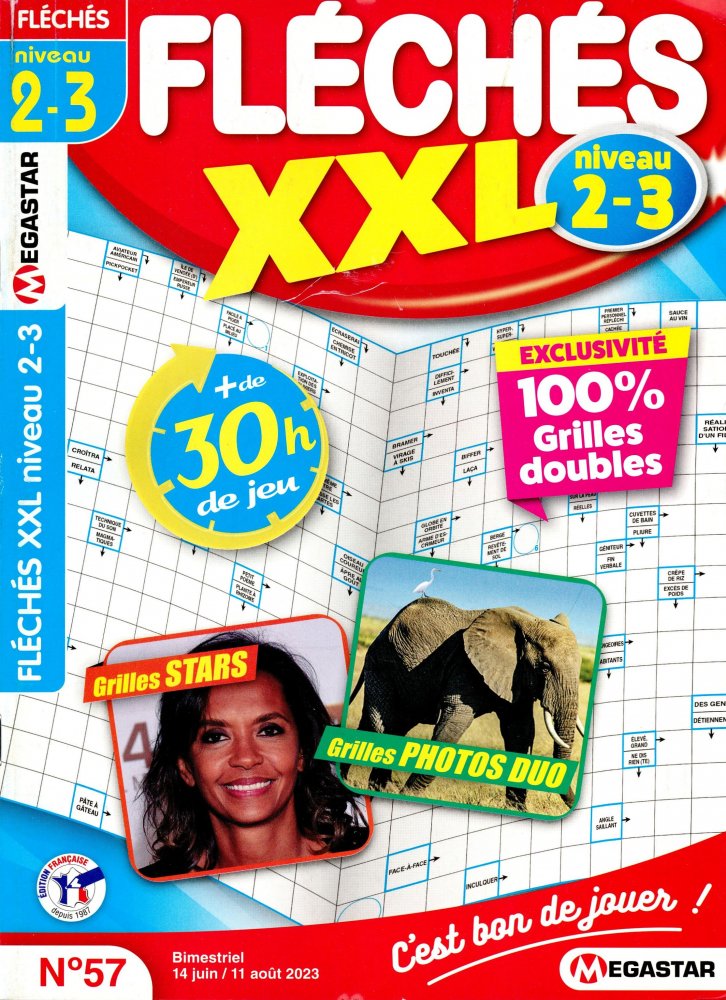 Numéro 57 magazine MG Fléchés XXL Niv 2-3