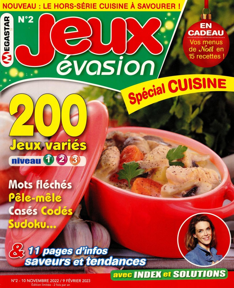 Numéro 2 magazine MG Jeux Évasion Spécial Cuisine