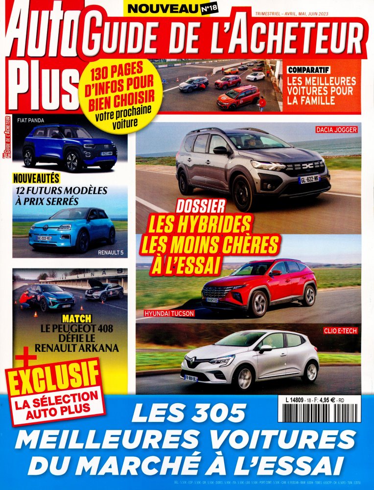 Numéro 18 magazine Auto Plus Guide de L'Acheteur