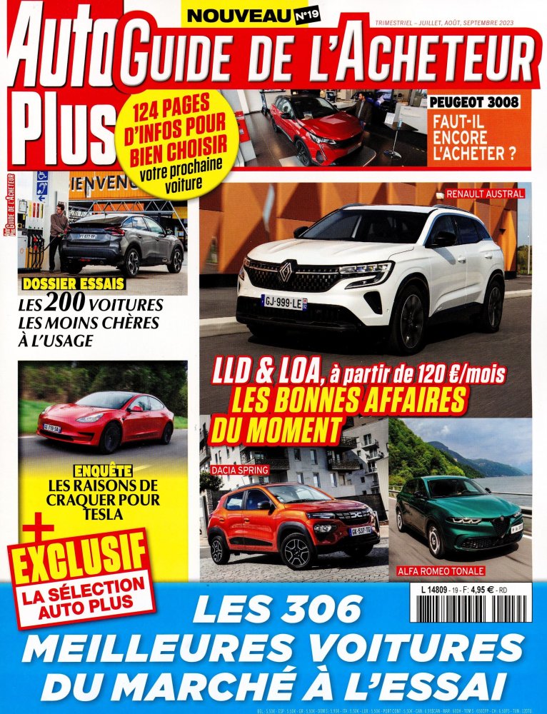Numéro 19 magazine Auto Plus Guide de L'Acheteur
