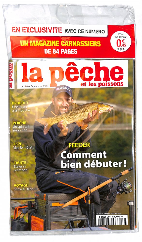 Numéro 940 magazine La Pêche et les Poissons + revue 100% Carpe