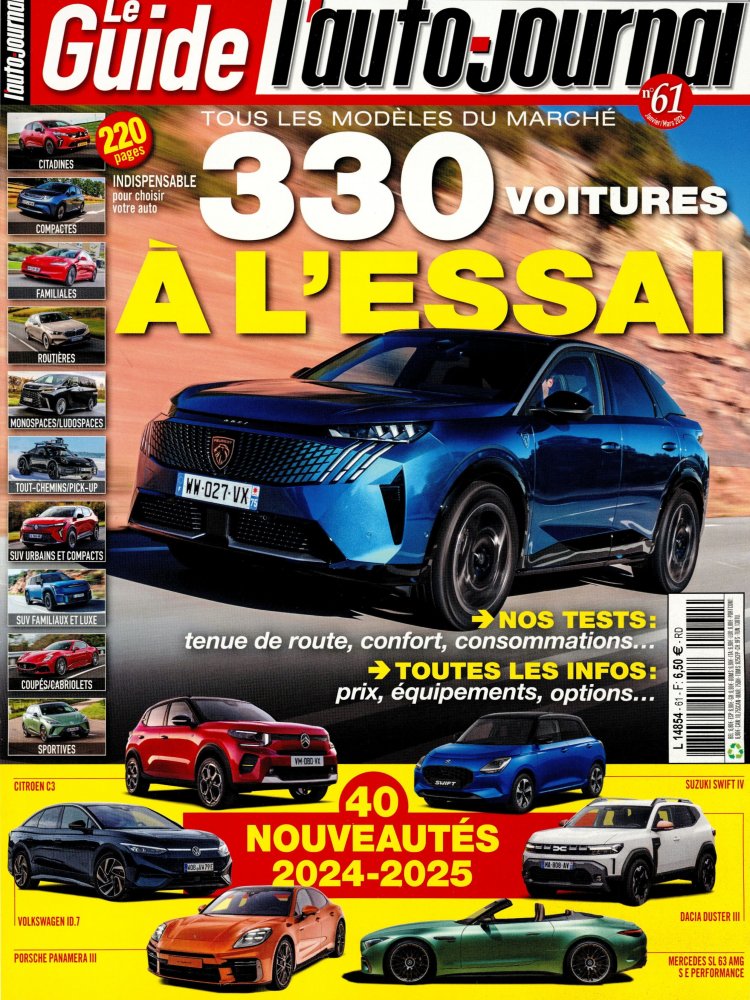 Numéro 61 magazine Le Guide de l'Auto-journal