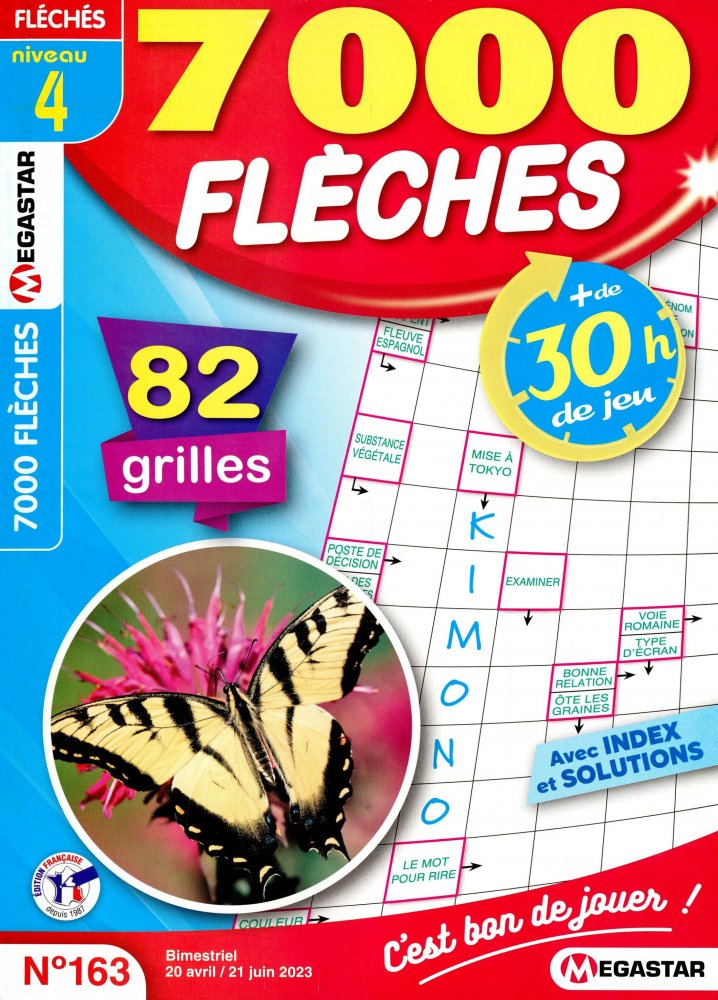 Numéro 163 magazine MG Fléchés 7000 Niv 4