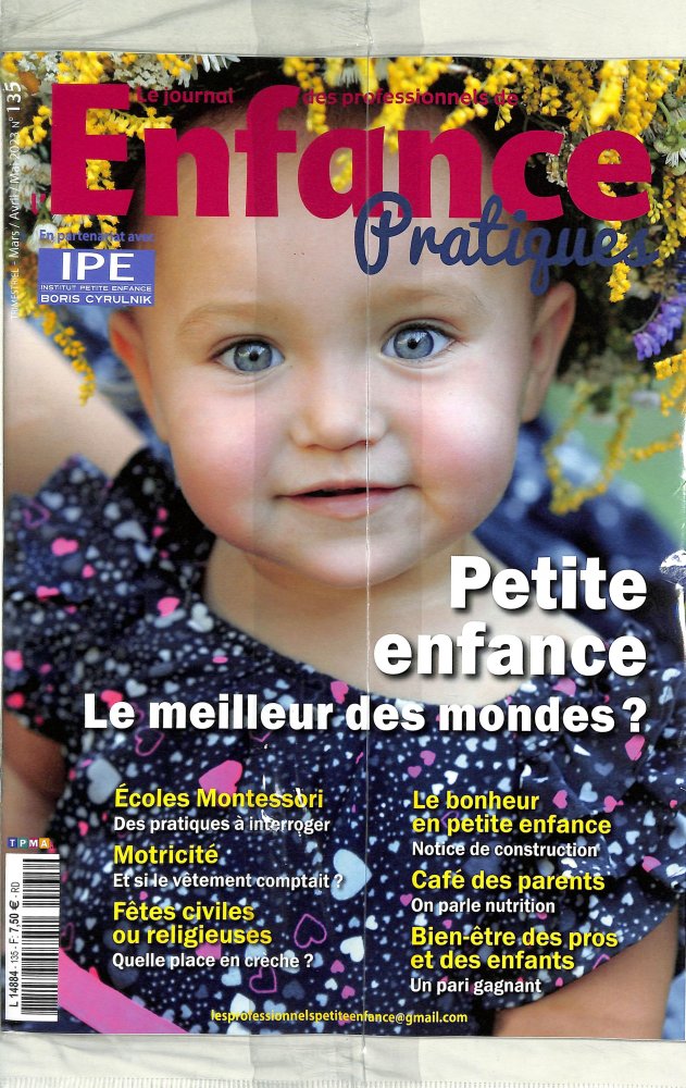 Numéro 135 magazine Le Journal des Professionnels de la Petite Enfance