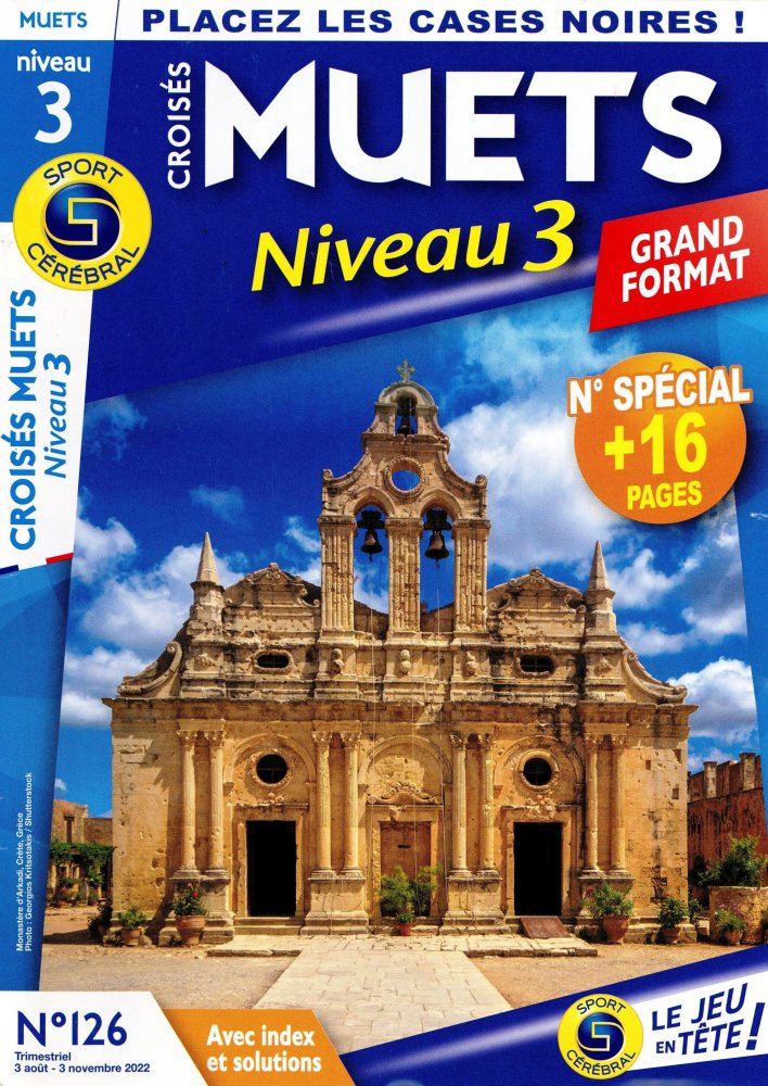 Numéro 126 magazine SC Croisés Muets Grand Format Niveau 3