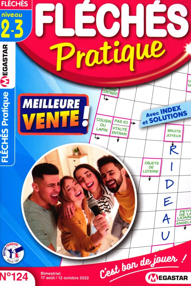 Numéro 124 magazine MG Fléchés Pratique niv 2-3