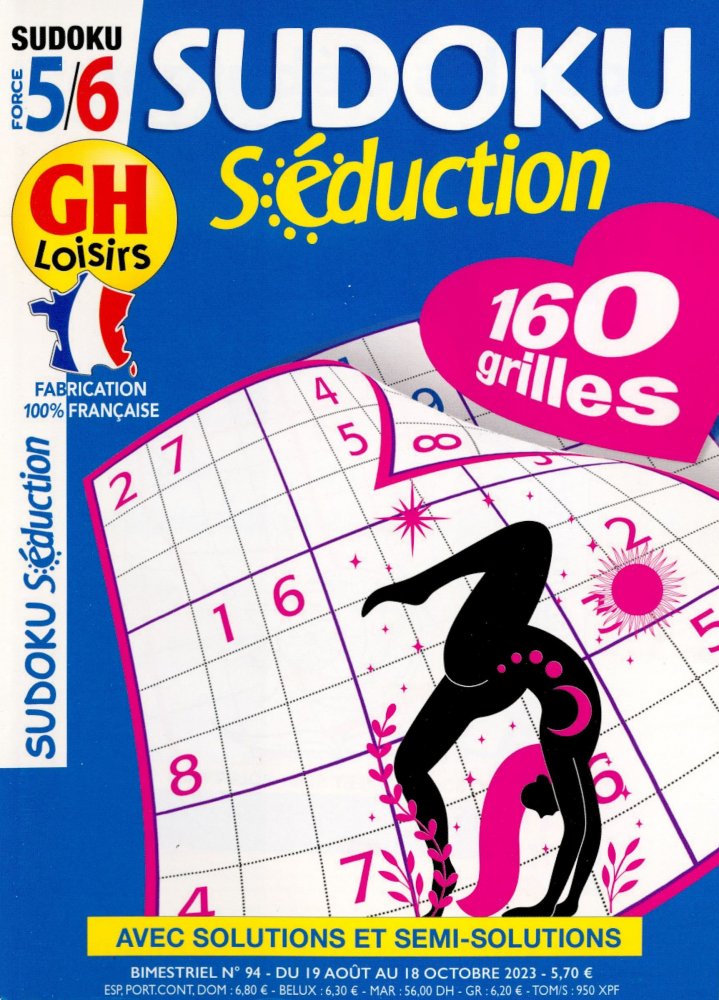 Numéro 94 magazine GH Sudoku Séduction 5/6
