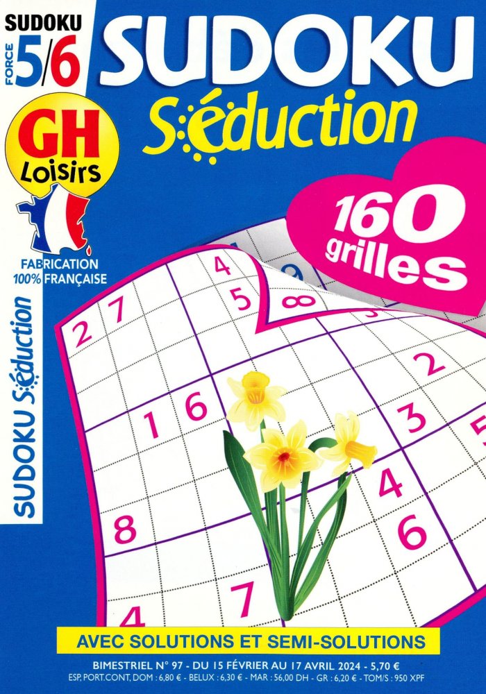 Numéro 97 magazine GH Sudoku Séduction 5/6