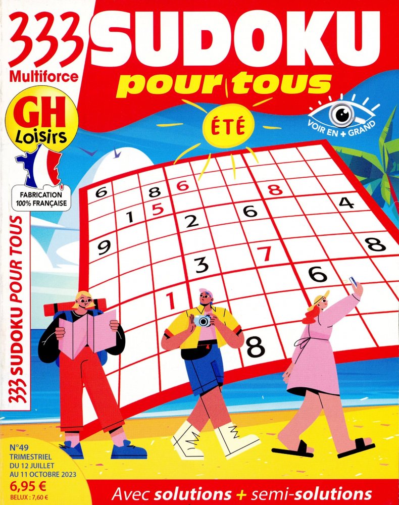 Numéro 49 magazine GH-333 Sudoku Pour Tous