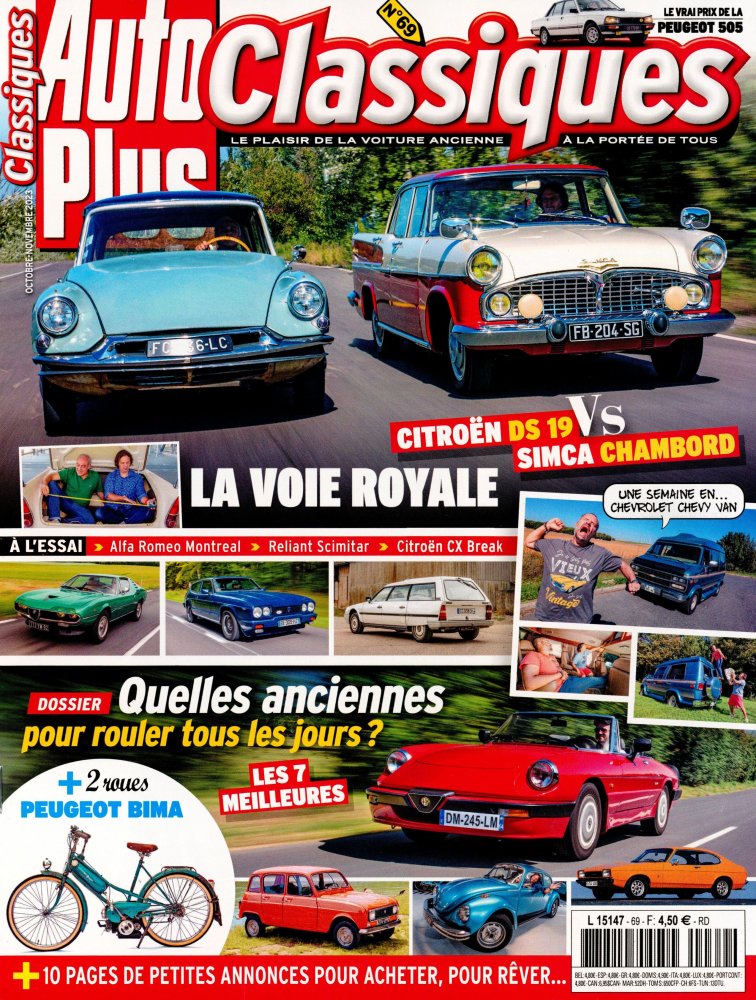 Numéro 69 magazine Auto Plus Classiques