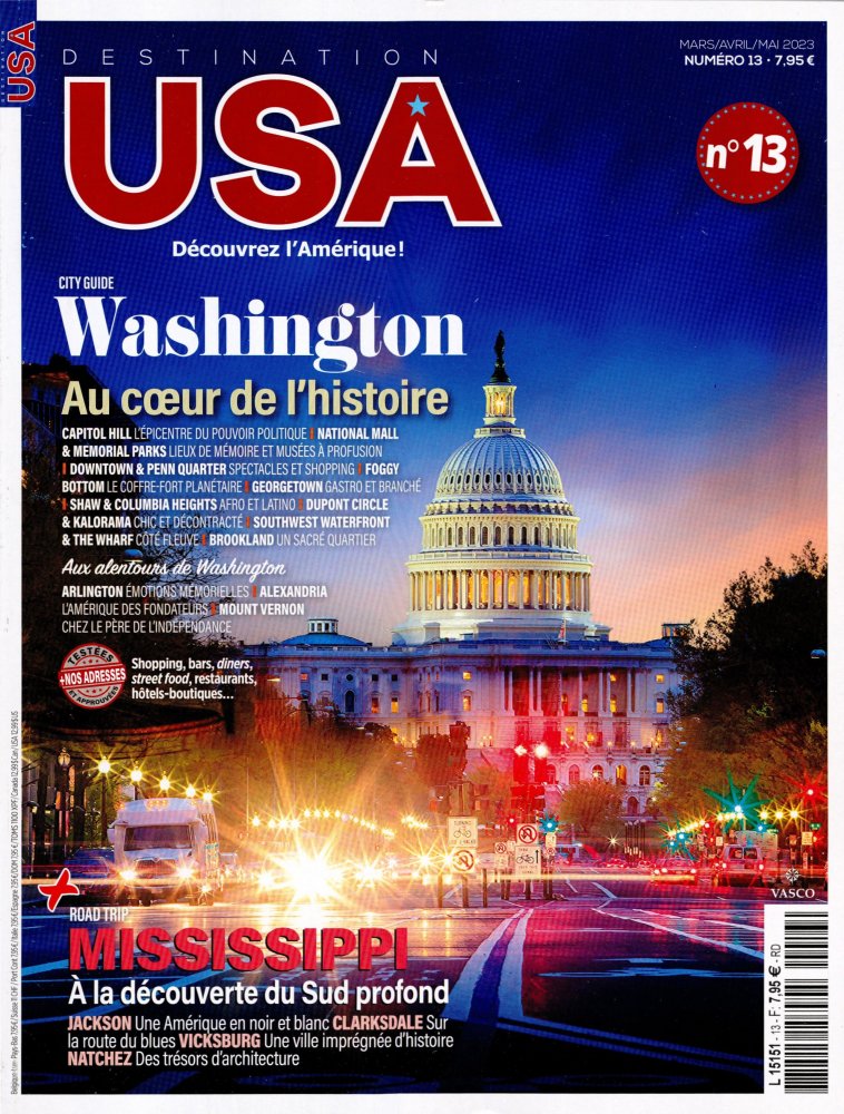 Numéro 13 magazine Destination USA