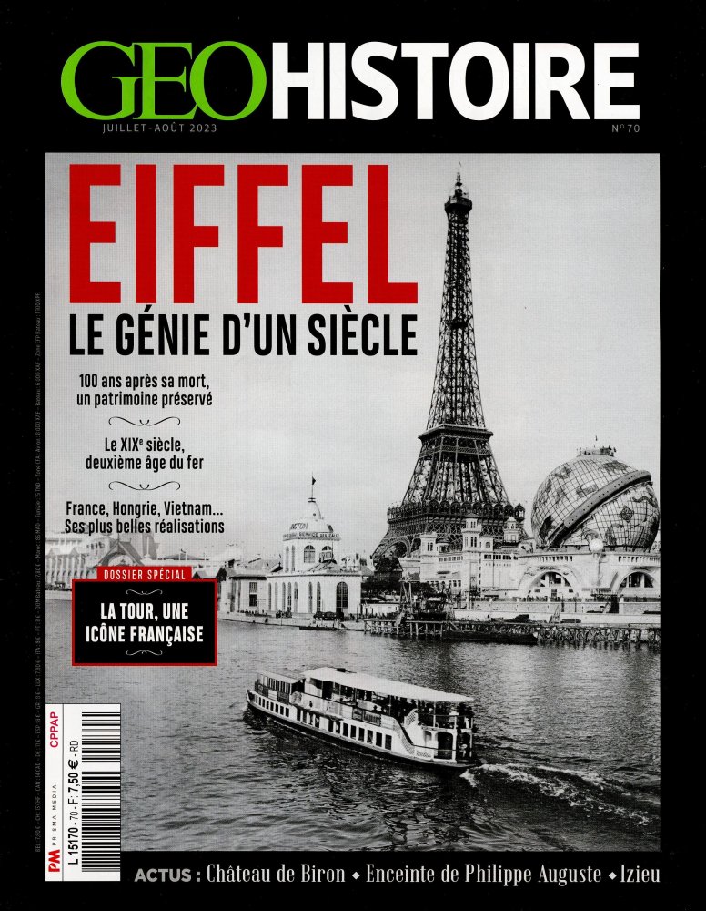 Numéro 70 magazine Géo Histoire
