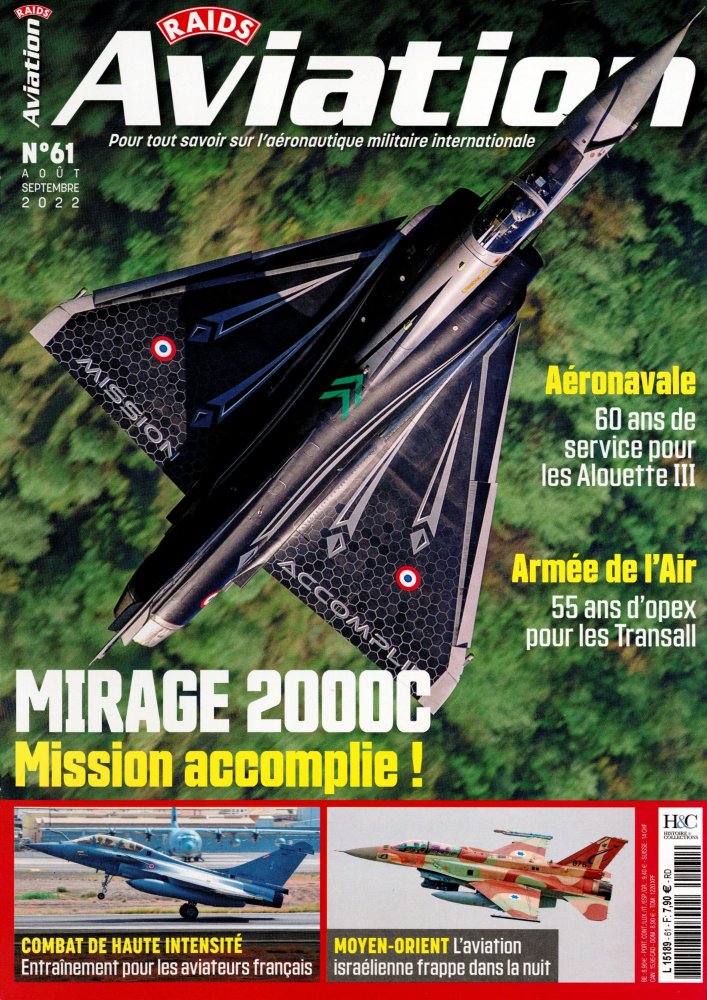 Numéro 61 magazine Raids Aviation