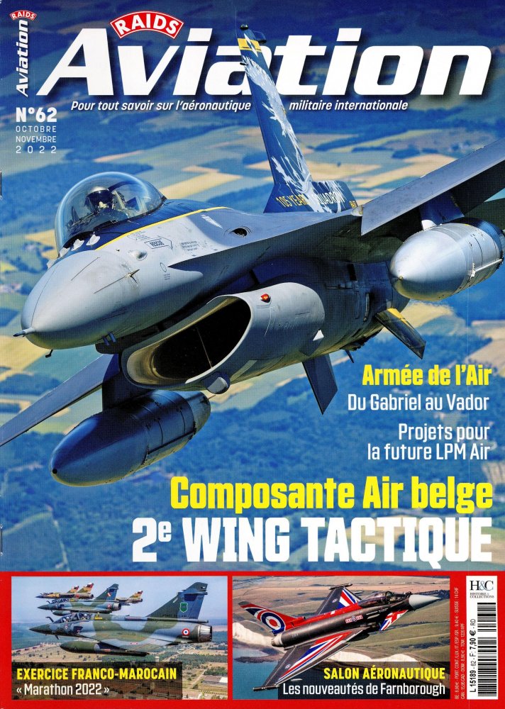 Numéro 62 magazine Raids Aviation