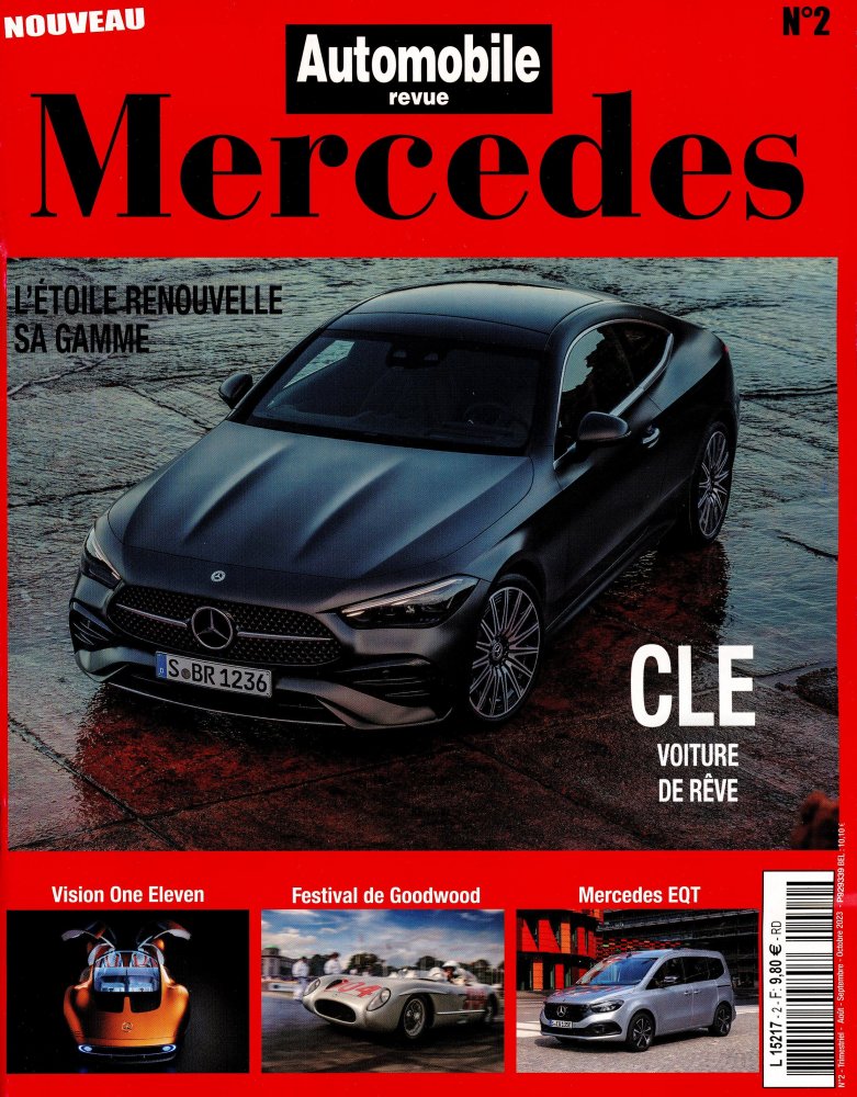 Numéro 2 magazine Automobile Revue Mercedes