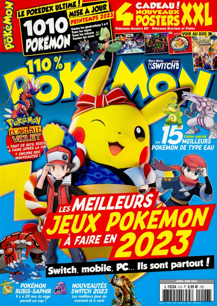 Numéro 6 magazine Top Jeux Vidéo Switch Hors-Série Pokemon