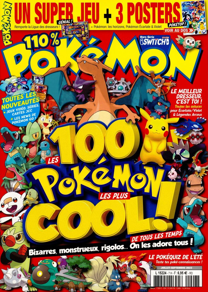 Numéro 7 magazine Top Jeux Vidéo Switch Hors-Série Pokemon