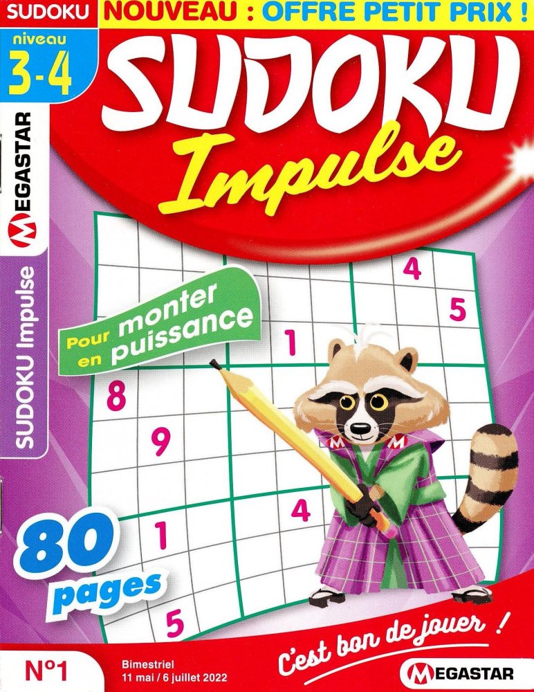 Numéro 1 magazine MG Sudoku Impulse