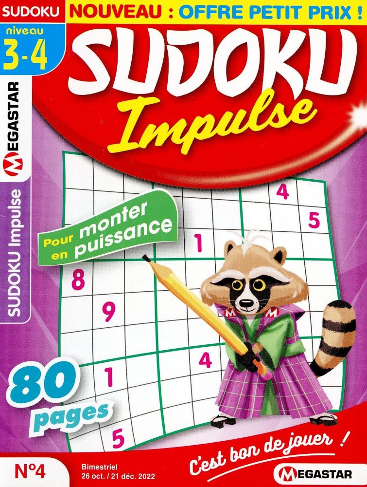 Numéro 4 magazine MG Sudoku Impulse