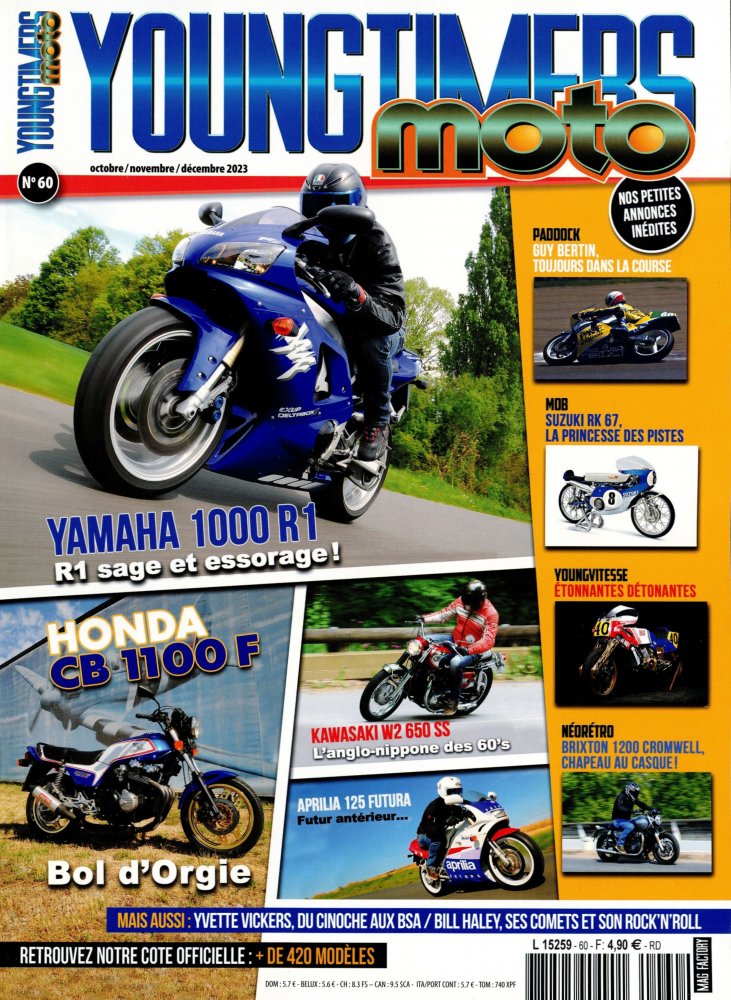 Numéro 60 magazine Youngtimers Moto