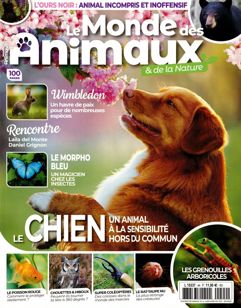 Numéro 44 magazine Le Monde des Animaux
