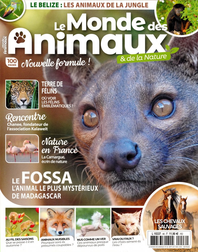 Numéro 46 magazine Le Monde des Animaux