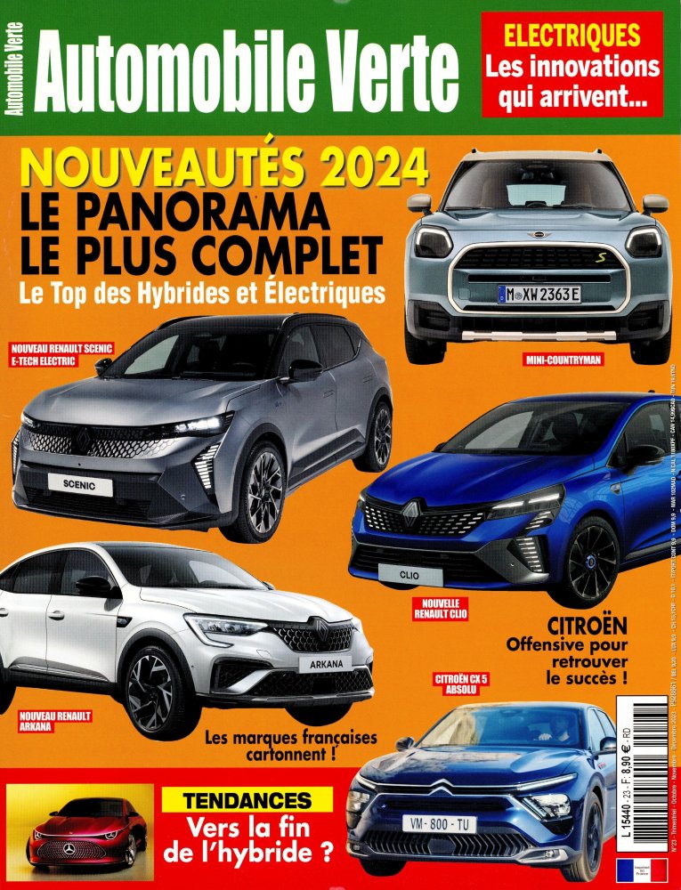 Numéro 23 magazine Automobile Verte