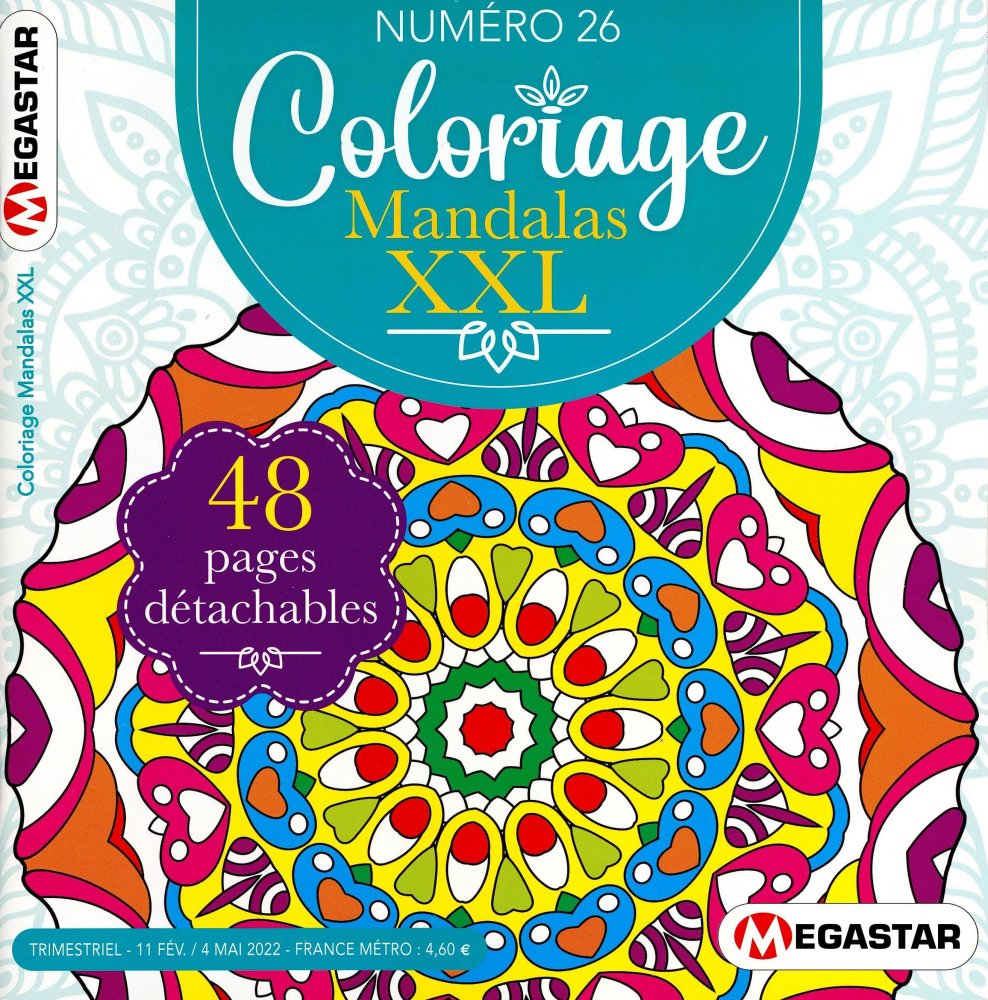 Numéro 26 magazine MG Coloriage Mandalas XXL
