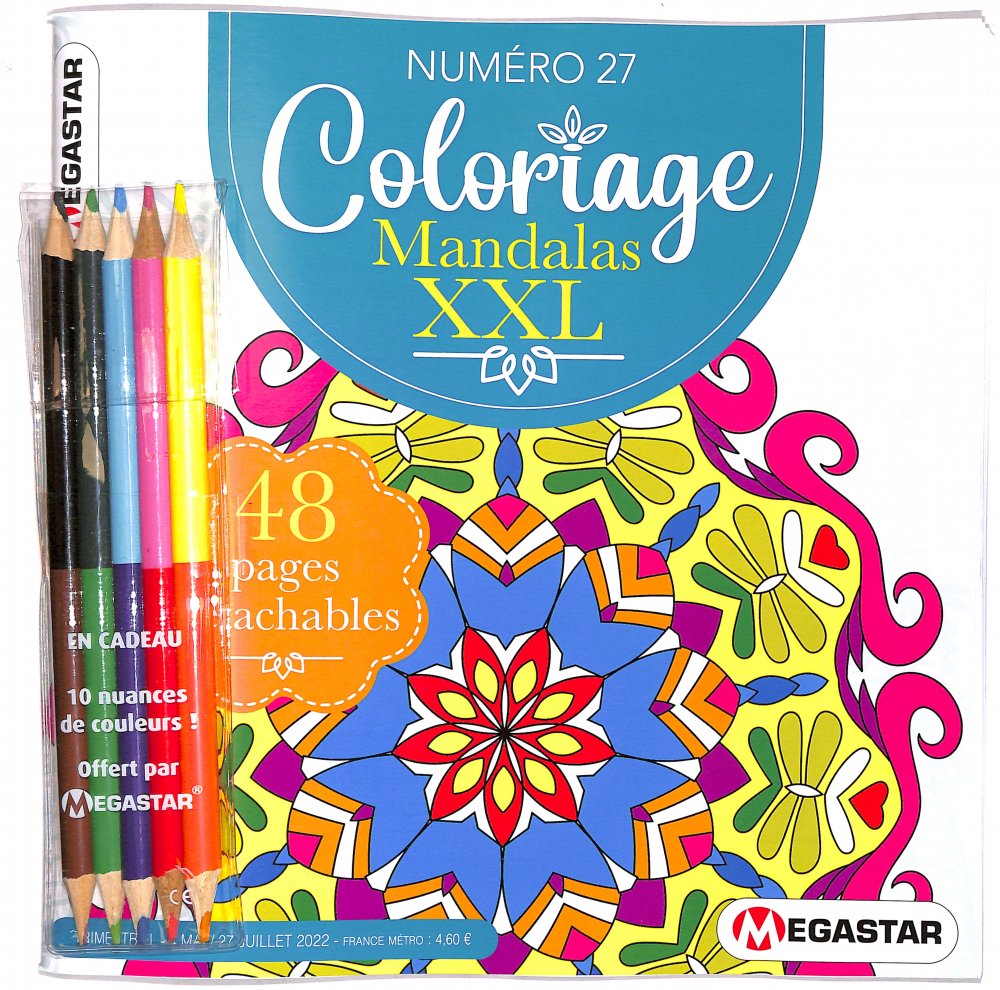 Numéro 27 magazine MG Coloriage Mandalas XXL