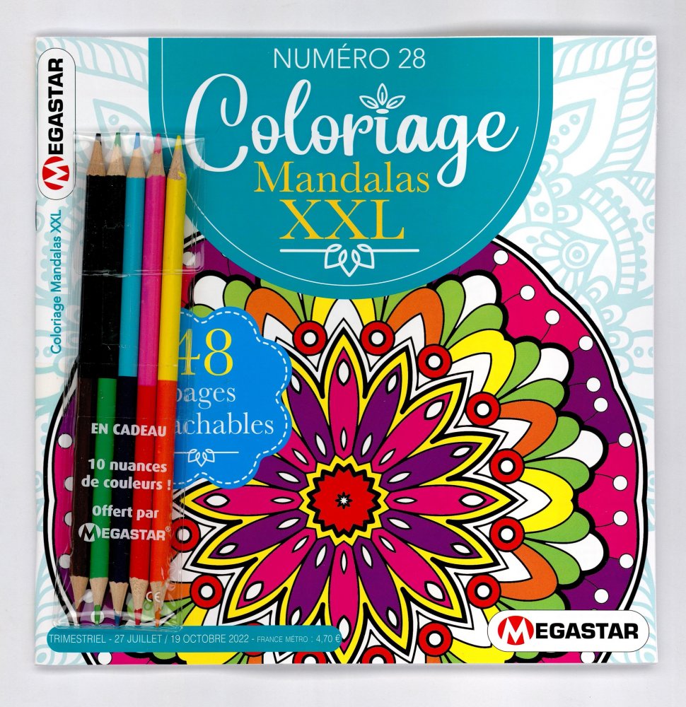 Numéro 28 magazine MG Coloriage Mandalas XXL