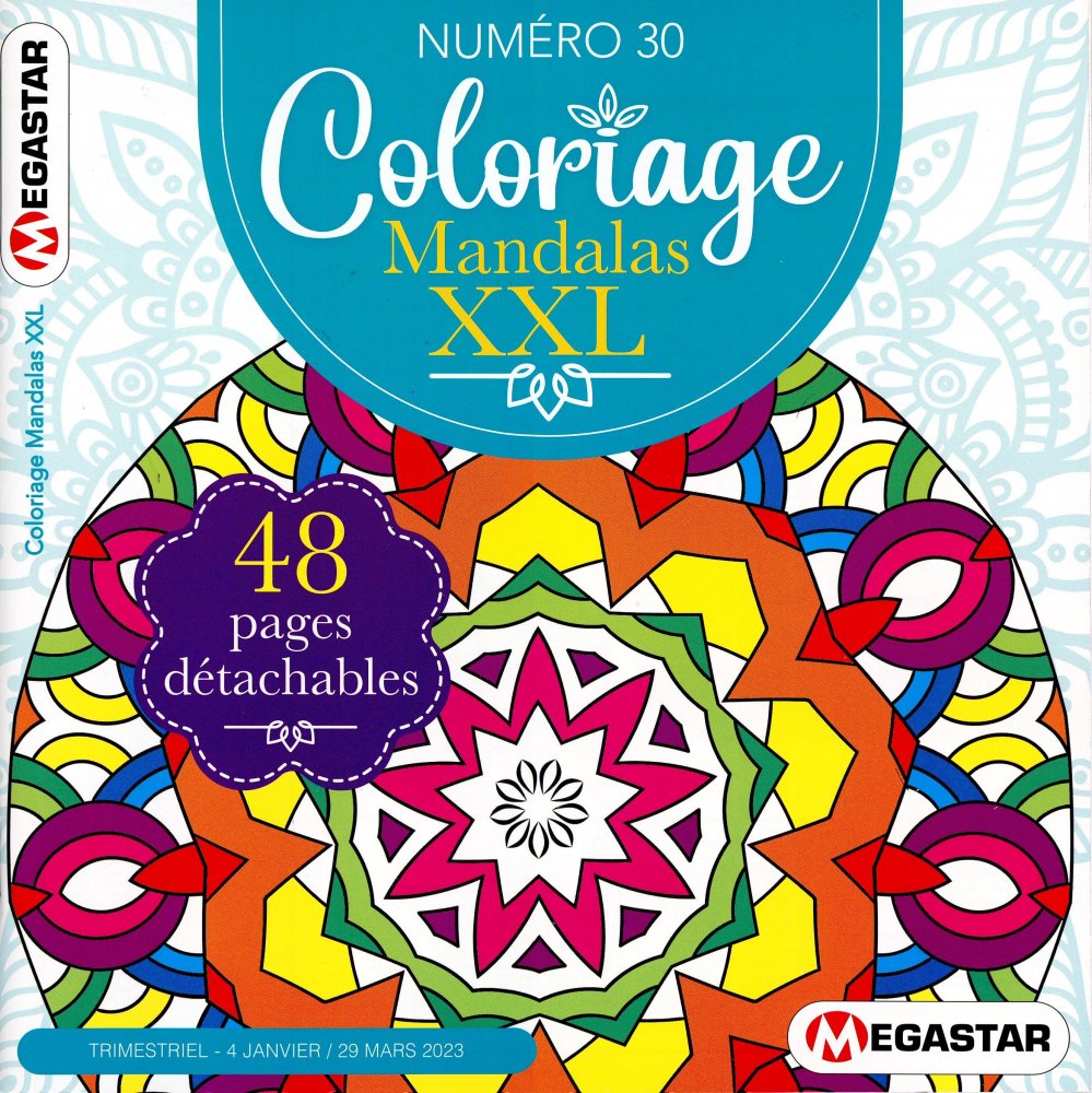 Numéro 30 magazine MG Coloriage Mandalas XXL