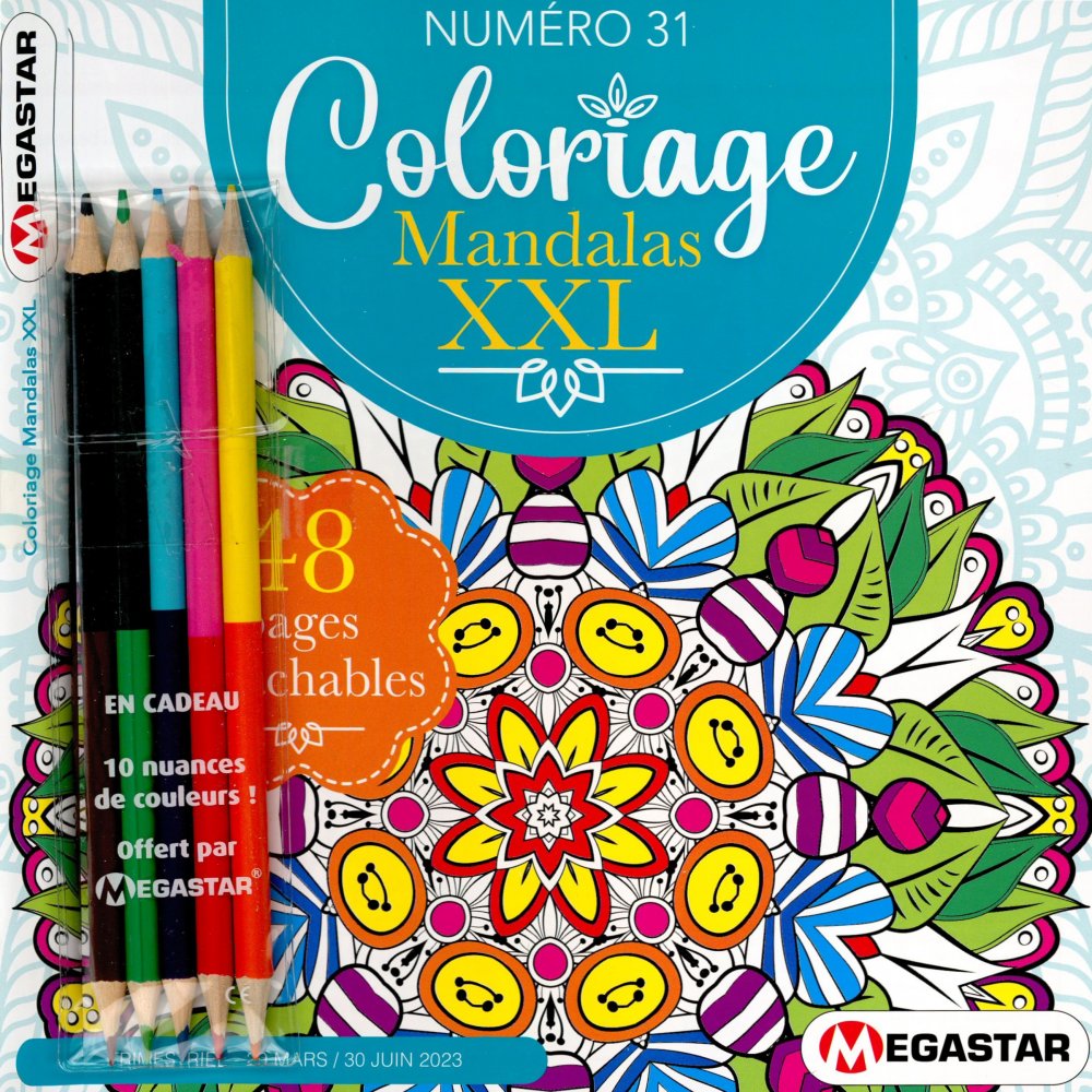 Numéro 31 magazine MG Coloriage Mandalas XXL