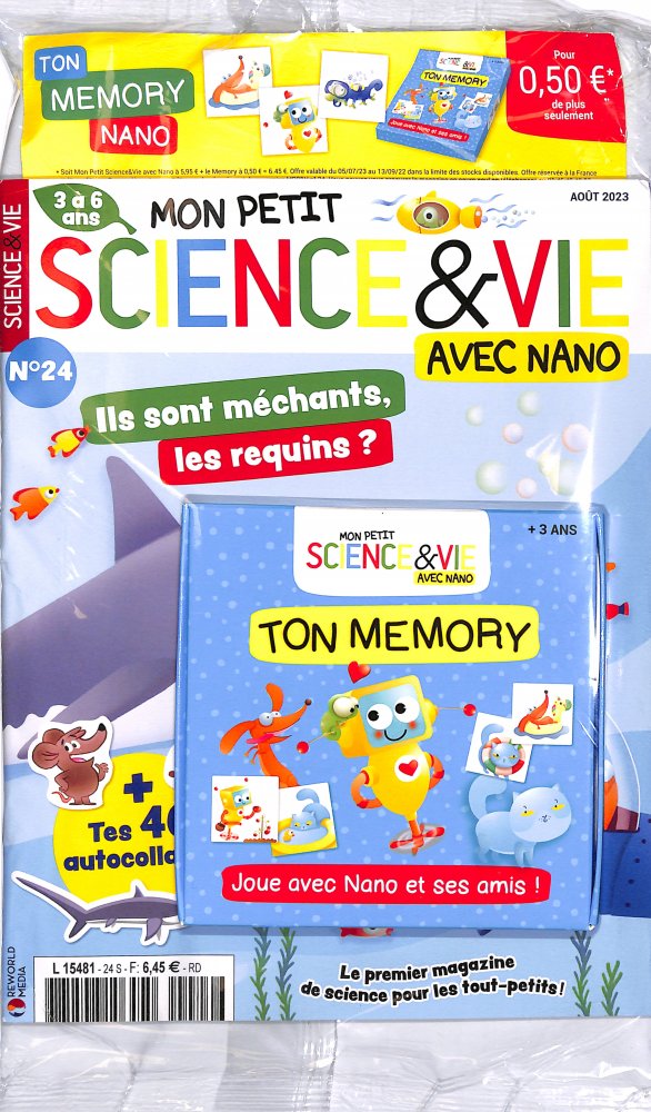 Numéro 24 magazine Mon Petit Science & Vie