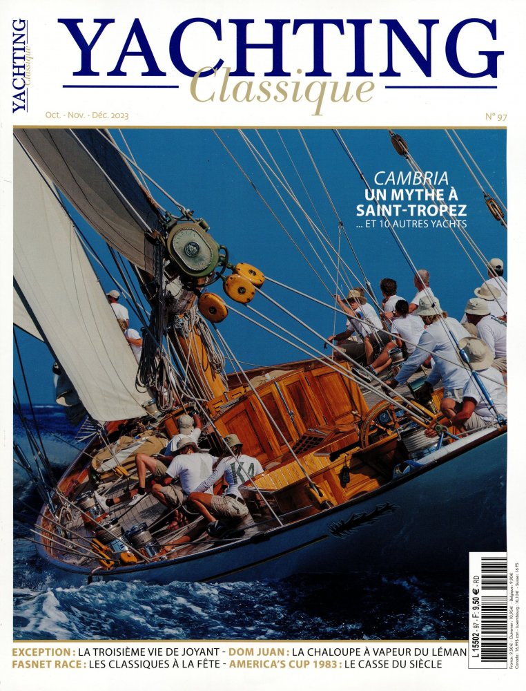 Numéro 97 magazine Yachting Classique