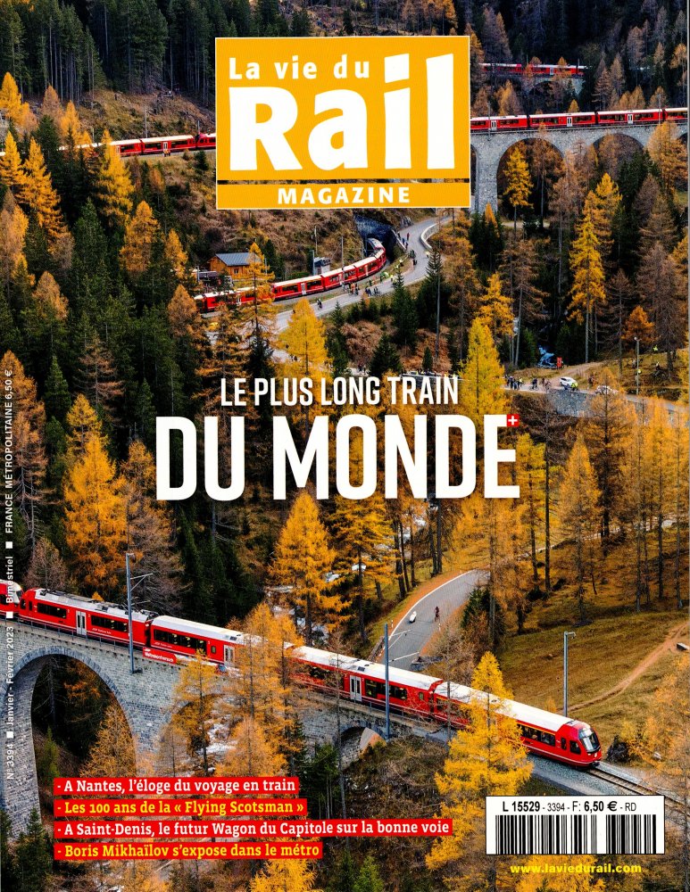 Numéro 3394 magazine La Vie Du Rail Magazine
