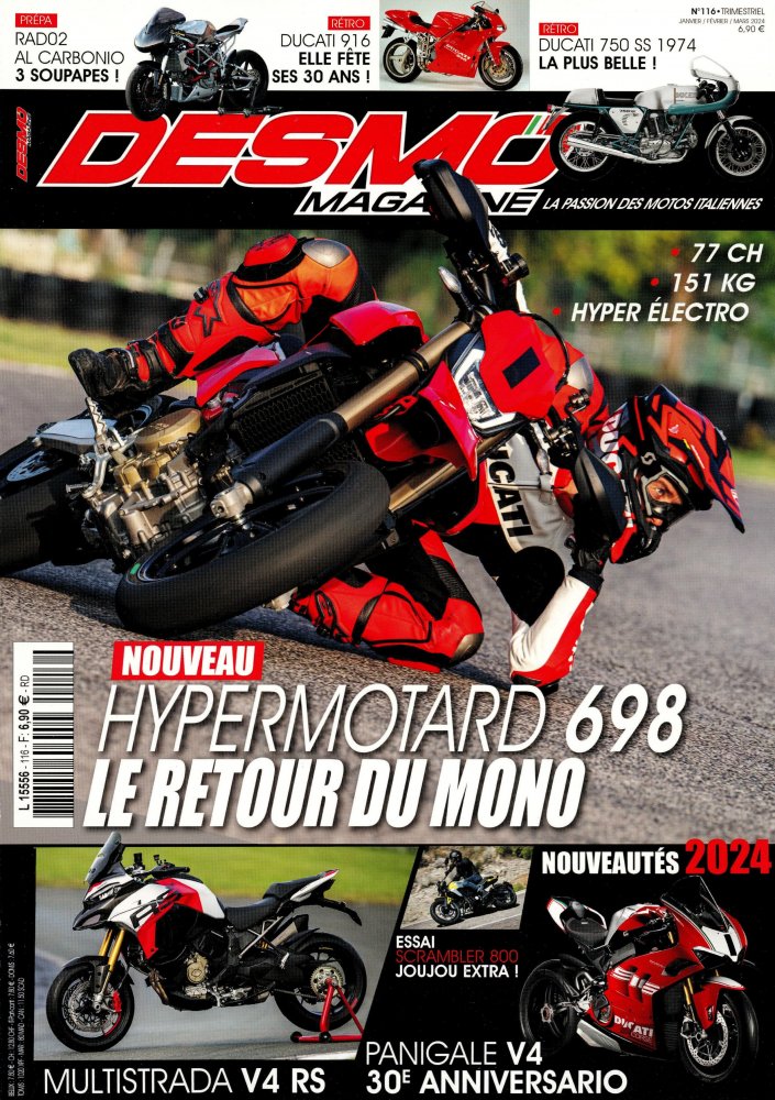 Numéro 116 magazine Desmo Magazine