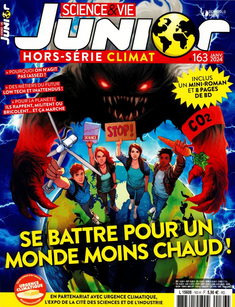 Numéro 163 magazine Science & Vie Junior Hors-Série