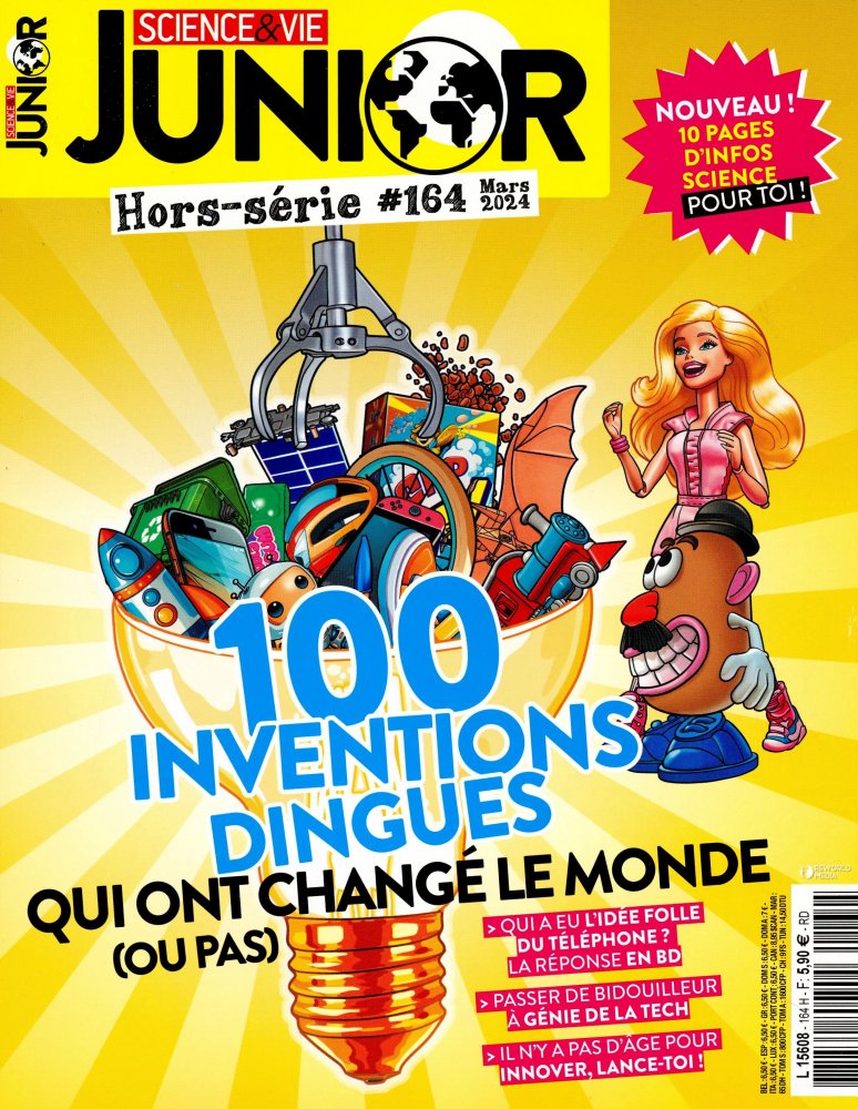 Numéro 164 magazine Science & Vie Junior Hors-Série