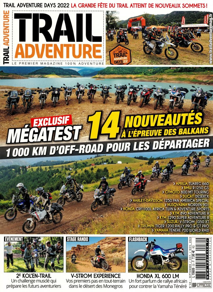 Numéro 30 magazine Trail Adventure